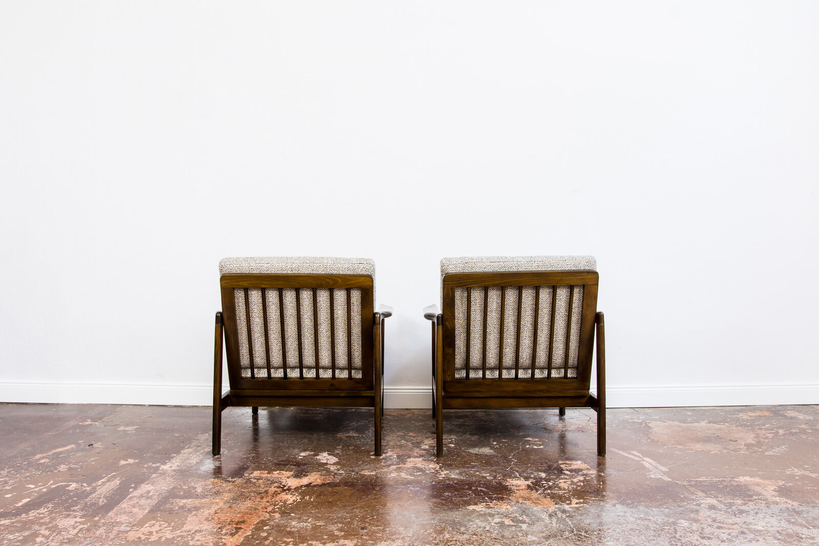 Pair of Restored B-7522 armchairs by Zenon Bączyk, 1960’s
