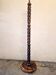 Oak floor lamp - In the style of Charles Dudouyt - Brutalist design