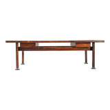 Mid-Century Modern Jacaranda Itamaraty Desk by Sergio Rodrigues for Oca, Brazil, 1960s
