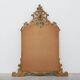 Grand miroir en bois doré de style rococo, Belgique, 20e siècle
