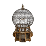 Wooden and metal birdcage
