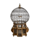 Wooden and metal birdcage