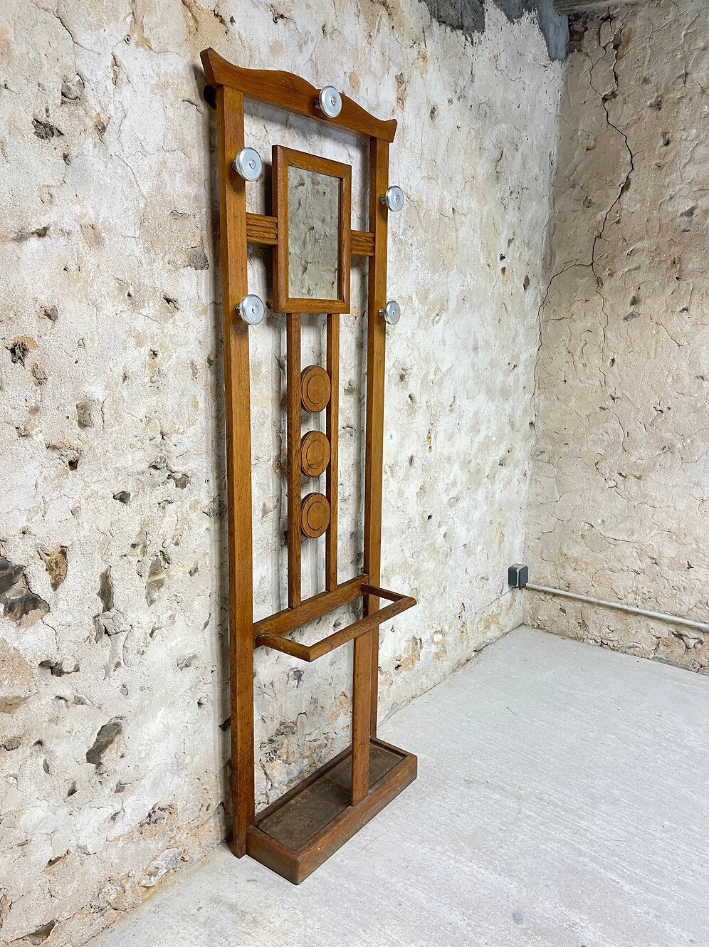 Art Deco coat rack