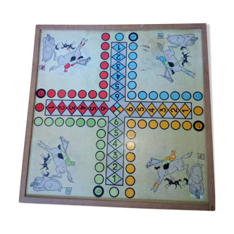 Game of goose, little horses, lady and backgammon Jeujura