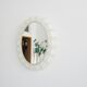 Illuminated mirror acrylic glass - mid century wall decoration
