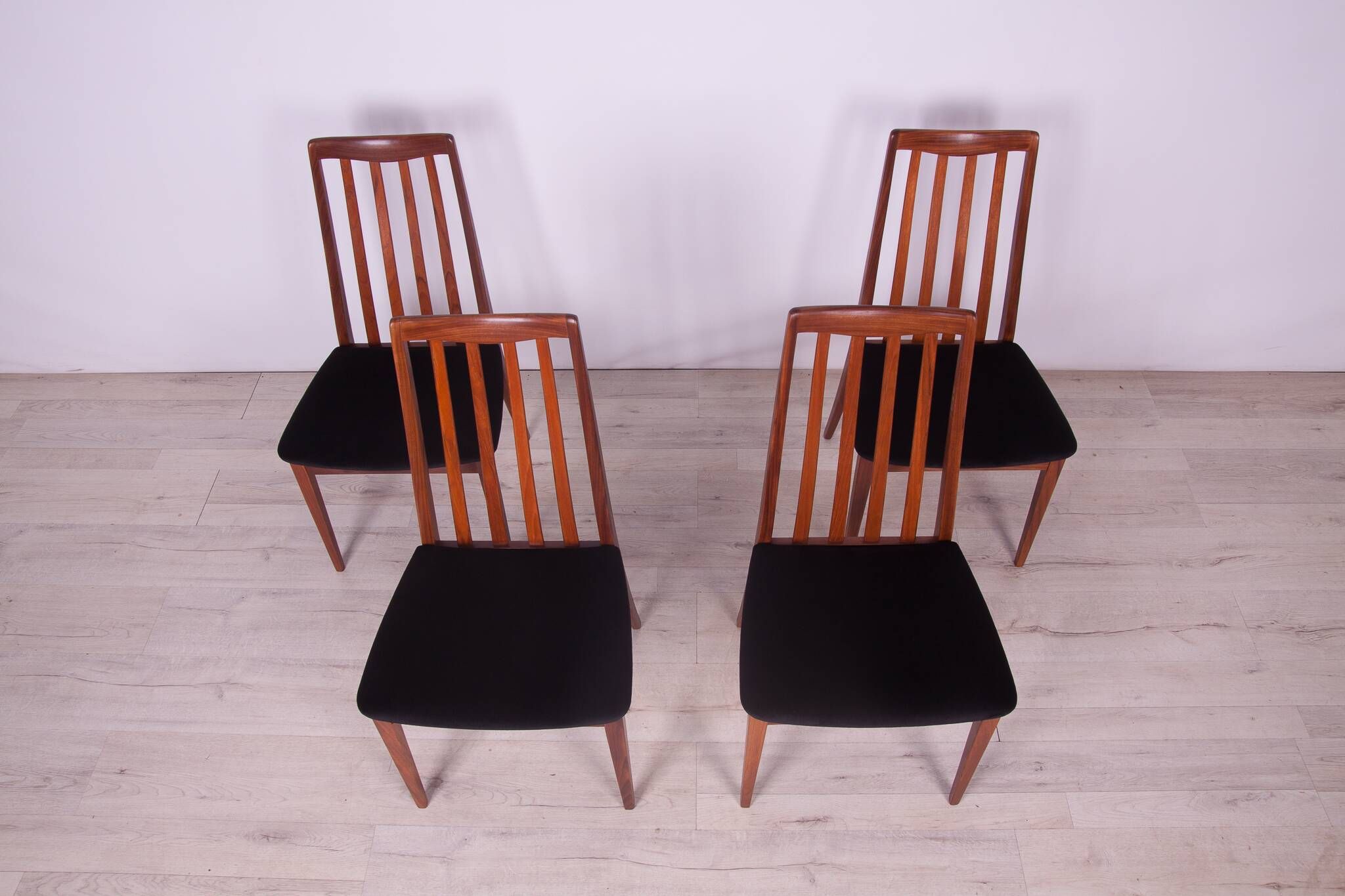 Mid-Century Teak Dining Chairs by Leslie Dandy for G-Plan, 1960s, Set of 4
