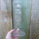Bougeoir mousquetaire en verre Vallerystahl Portieux signé