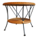 Table basse ou à vin en bambou et fer à deux niveaux des années 1960.