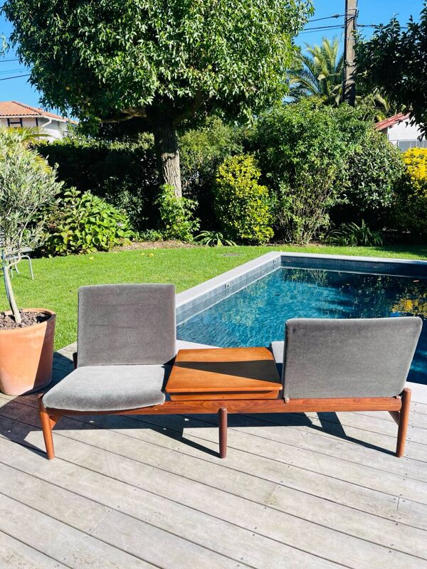 Banquette de salon scandinave modulable Saga pourKarl Sorlie & Sonner  1958