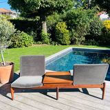 Saga modular Scandinavian lounge bench for Karl Sorlie & Sonner 1958