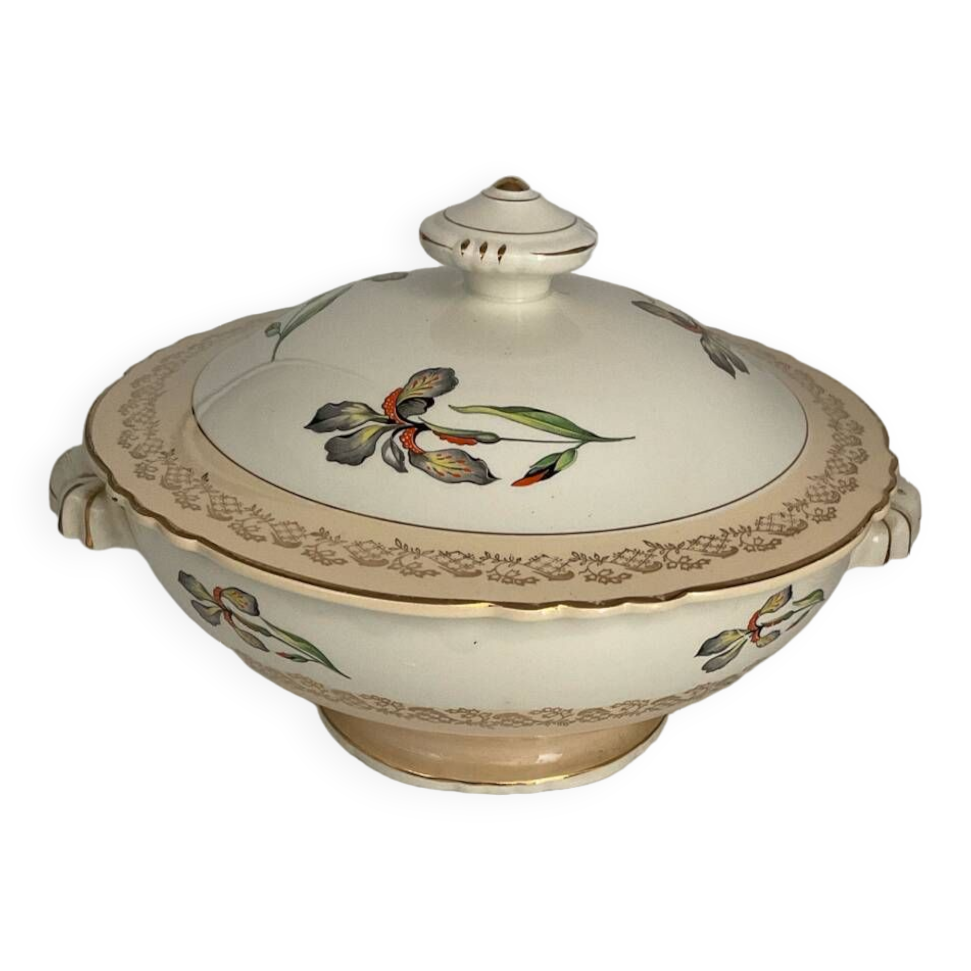 9-piece porcelain tea set