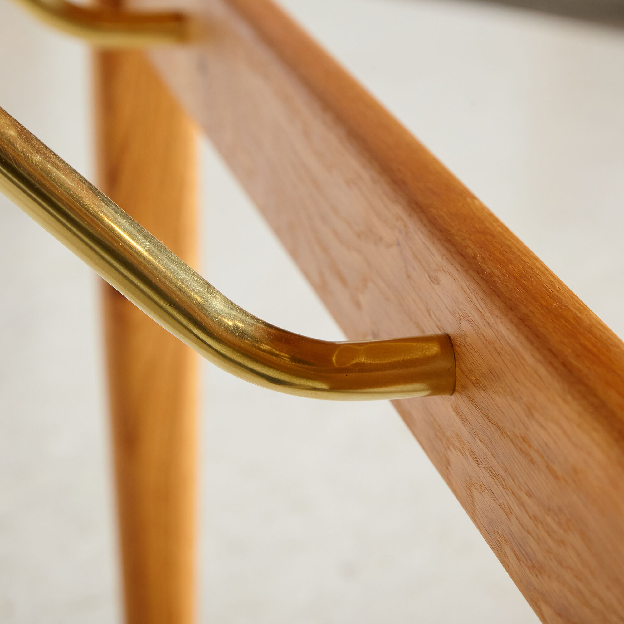 Restored oak dining table