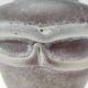 Stunning Postmodern Brown Hand-Molded Scavo Glass Vase, Italy
