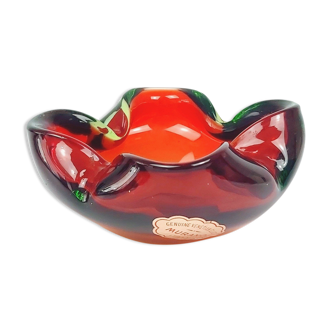 Cendrier en verre de murano du milieu du siècle, années 1960