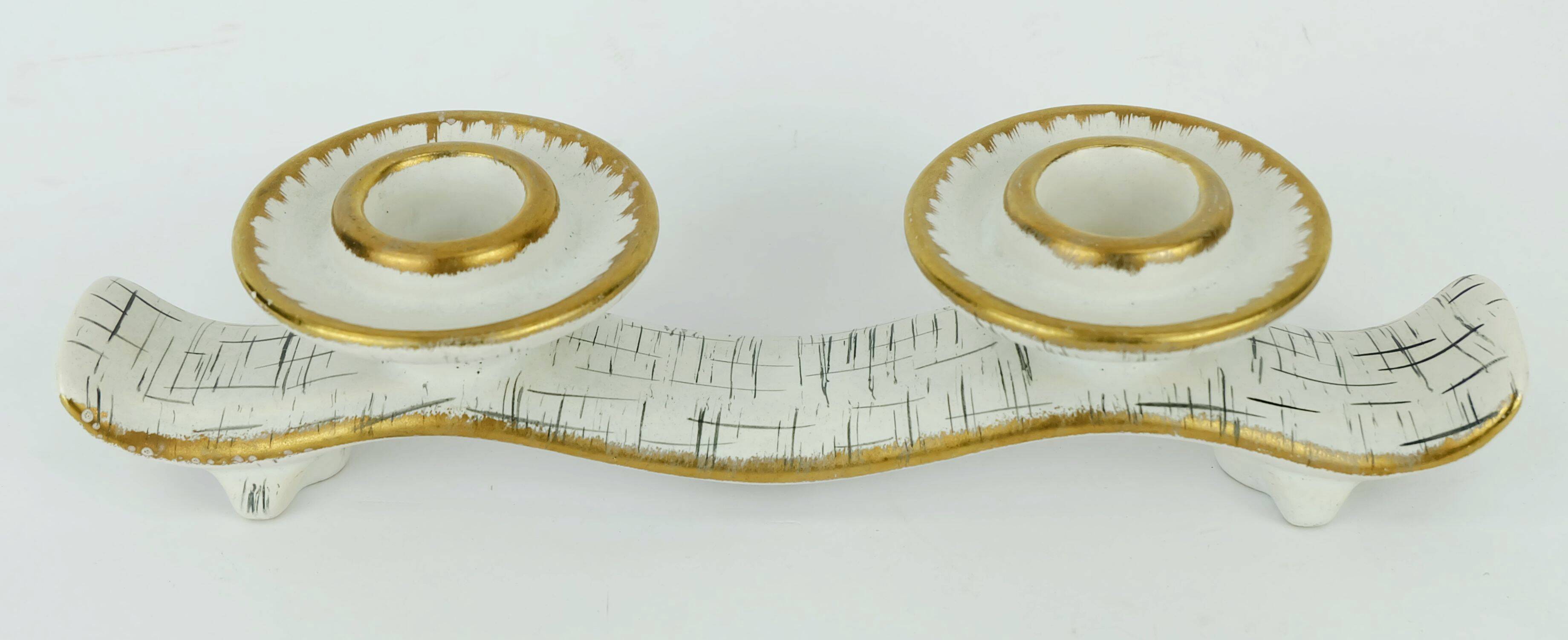 mid century ceramic CANDLE HOLDER u-keramik 1950s