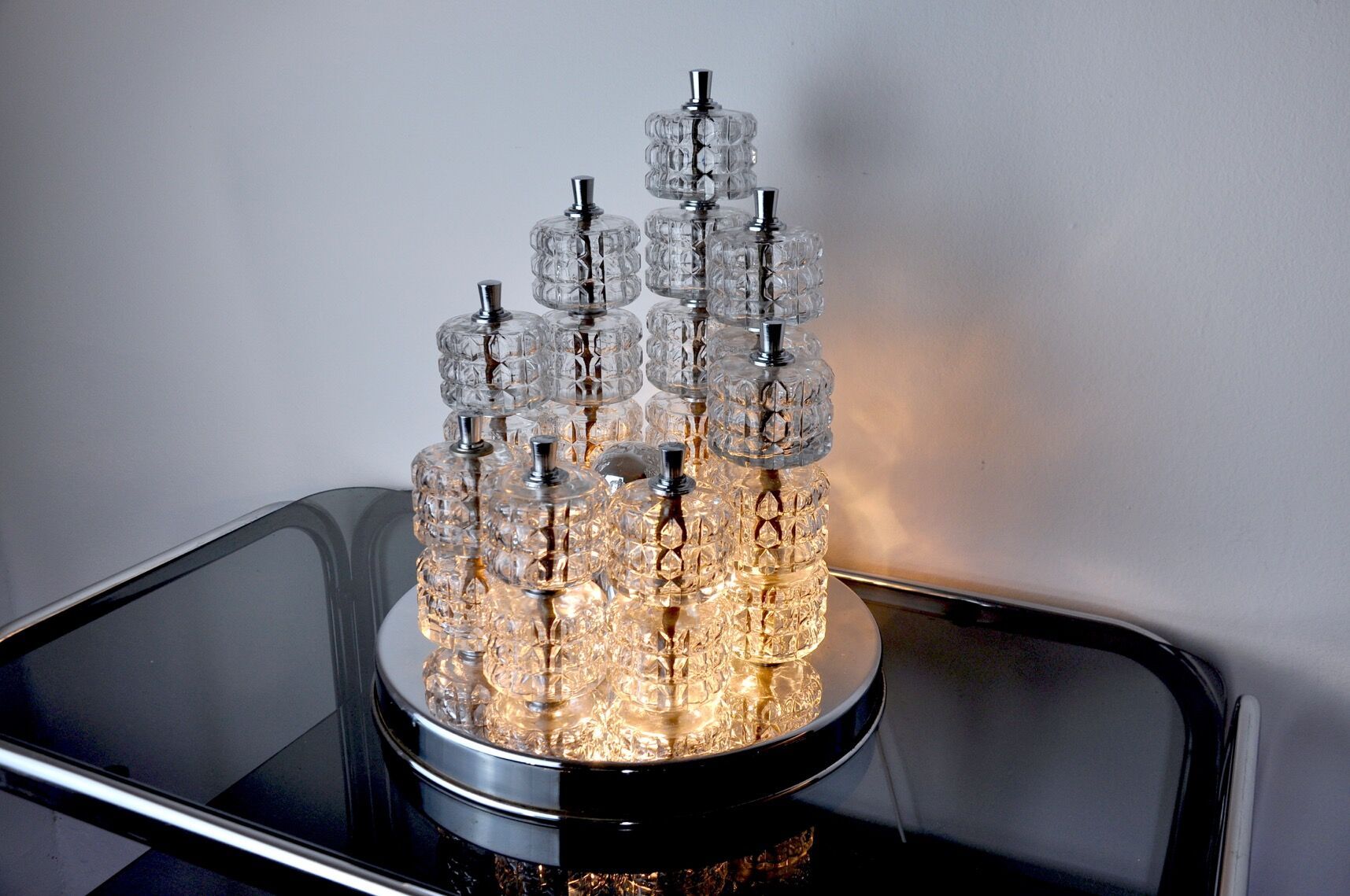 Spiral lamp of The House of Sciolari, Italy, 1970