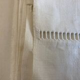 Drap en toile de lin 1960 linge de réserve 1 pers