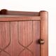 Swedish High Cabinet, Teak, Beech, Brass model Napoli, David Rosen 1960.