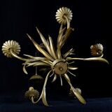 Lustre épis de blé des années 70 par Hans Kögl