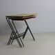 Set of fifties dutch design colorful nestingtables