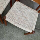 Mid-century Danish chairs model 84 by Niels O. Møller for J.L. Møllers, 1960s, set of 6