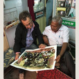 Tata truck Rajasthan vers 1950, aered colorful photography