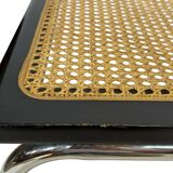 Vintage Cesca chair style b32 model in chrome and black