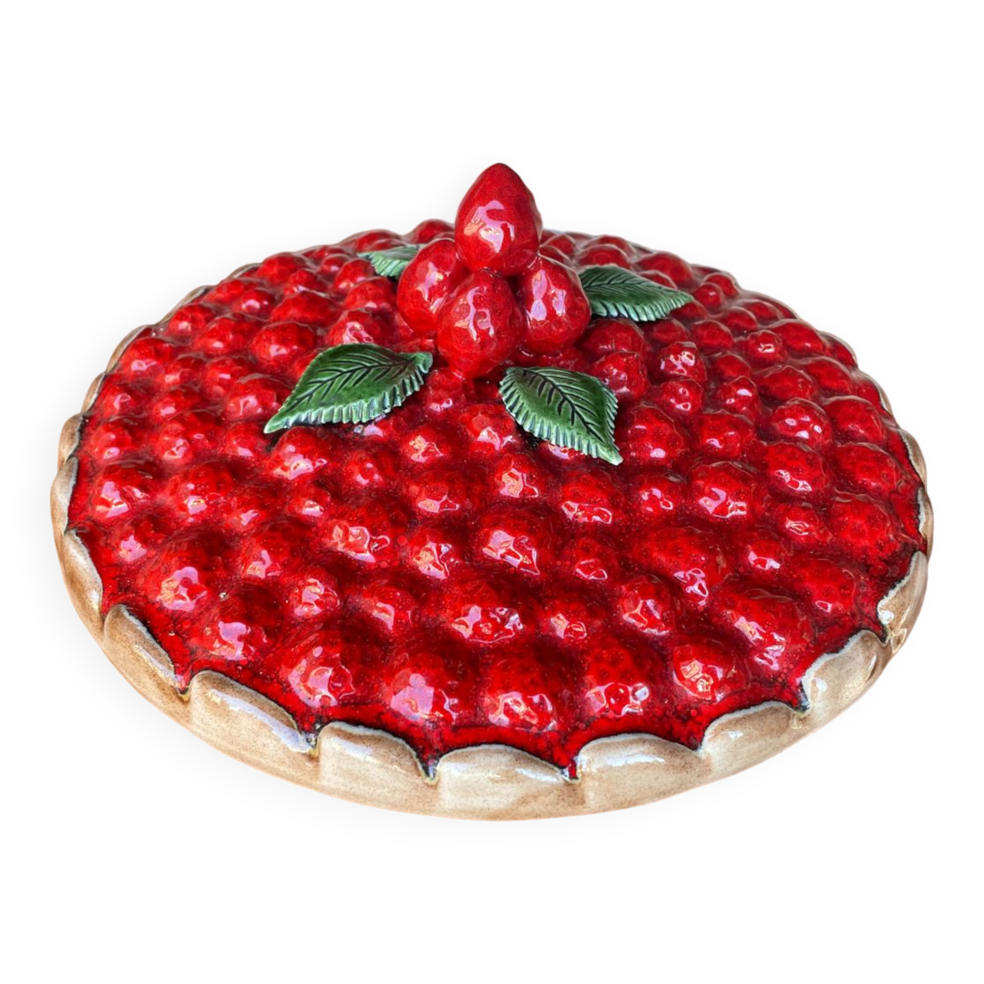 Strawberry tart dish