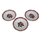 3 assiettes creuses Digoin Sarreguemines