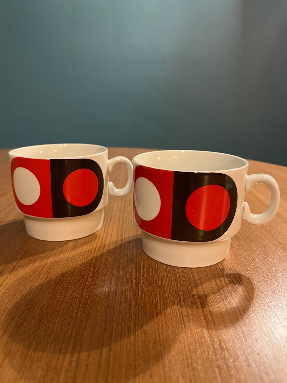 Duo of Italy porcelain cups
