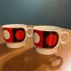 Duo of Italy porcelain cups