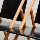 Yrjo Wiherheimo & Rudi Merz Rare Pair of Pinna Lounge Chairs for Korkeakosko Oy Finland 1970s