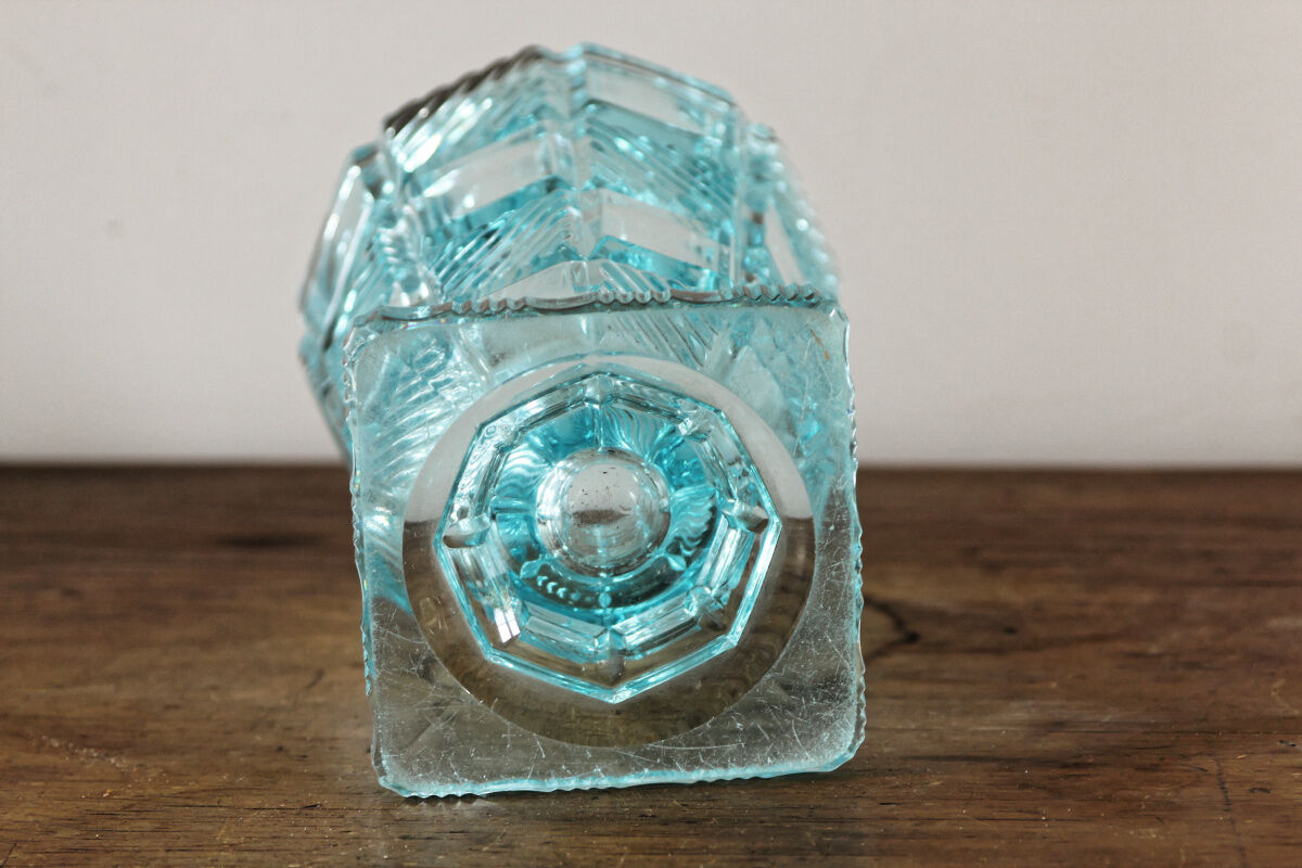 Glass vase, art deco