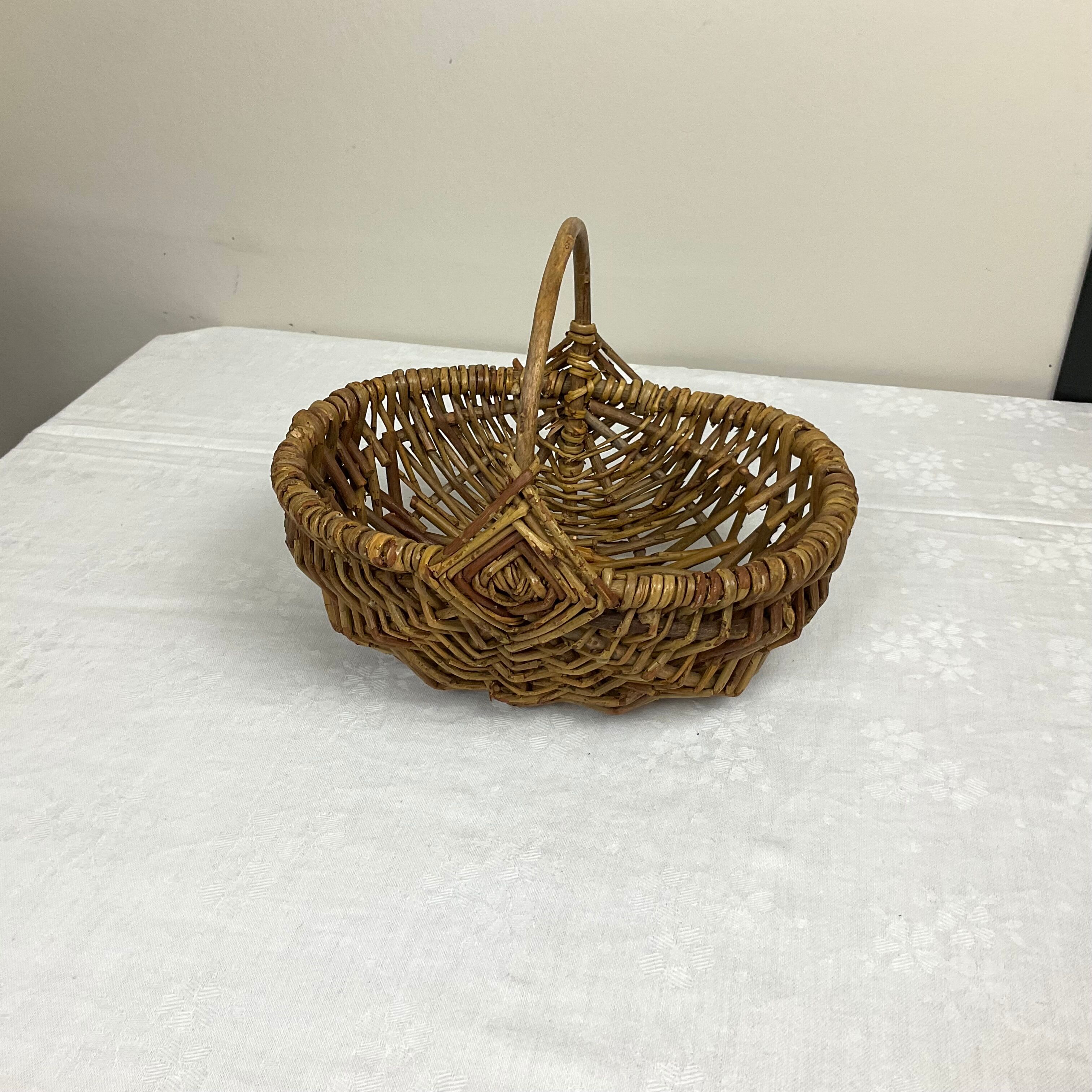 Old small wicker basket