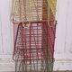 Metal display on wheels with 4 removable baskets 1960/70