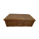 Old wicker trunk