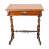 Table à coudre en bois massif et placage, vers 1895