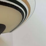 Vintage sandblasted glass wall lamp by Vetri Murano, Italy 1970