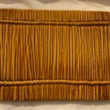 Plat barbotine paille Selency x Monoprix Croisé Laroche