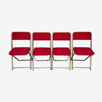 Série de 4 chaises pliantes Lafuma
