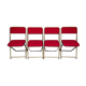 Série de 4 chaises pliantes Lafuma