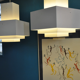 Pair of Scandinavian hanging lamps Hans Agne Jakobsson C896, Sweden 1960