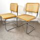 Paire de chaises Cesca Marcel Breuer Made in Italy