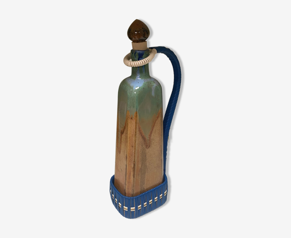 Bouteille en céramique signée Jacobert