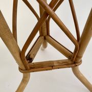 Rattan side table, 1960s