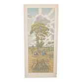 Lithograph by Henri Rivière - L'orage qui monte