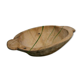 Plat creux en bois
