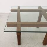 Minimalist coffee table designed by Alfred Hendrickx, Belform, 1950