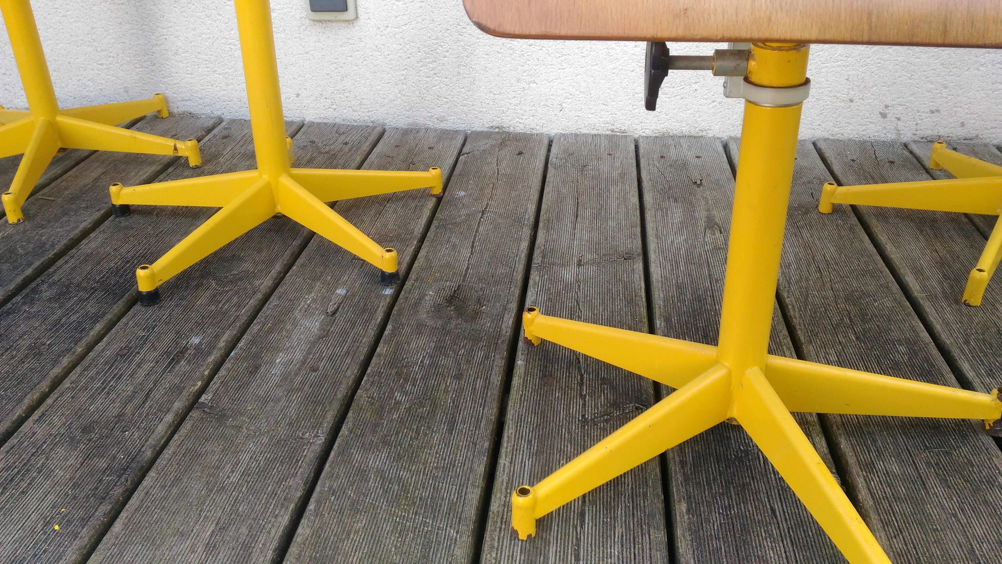 Five chairs of architect