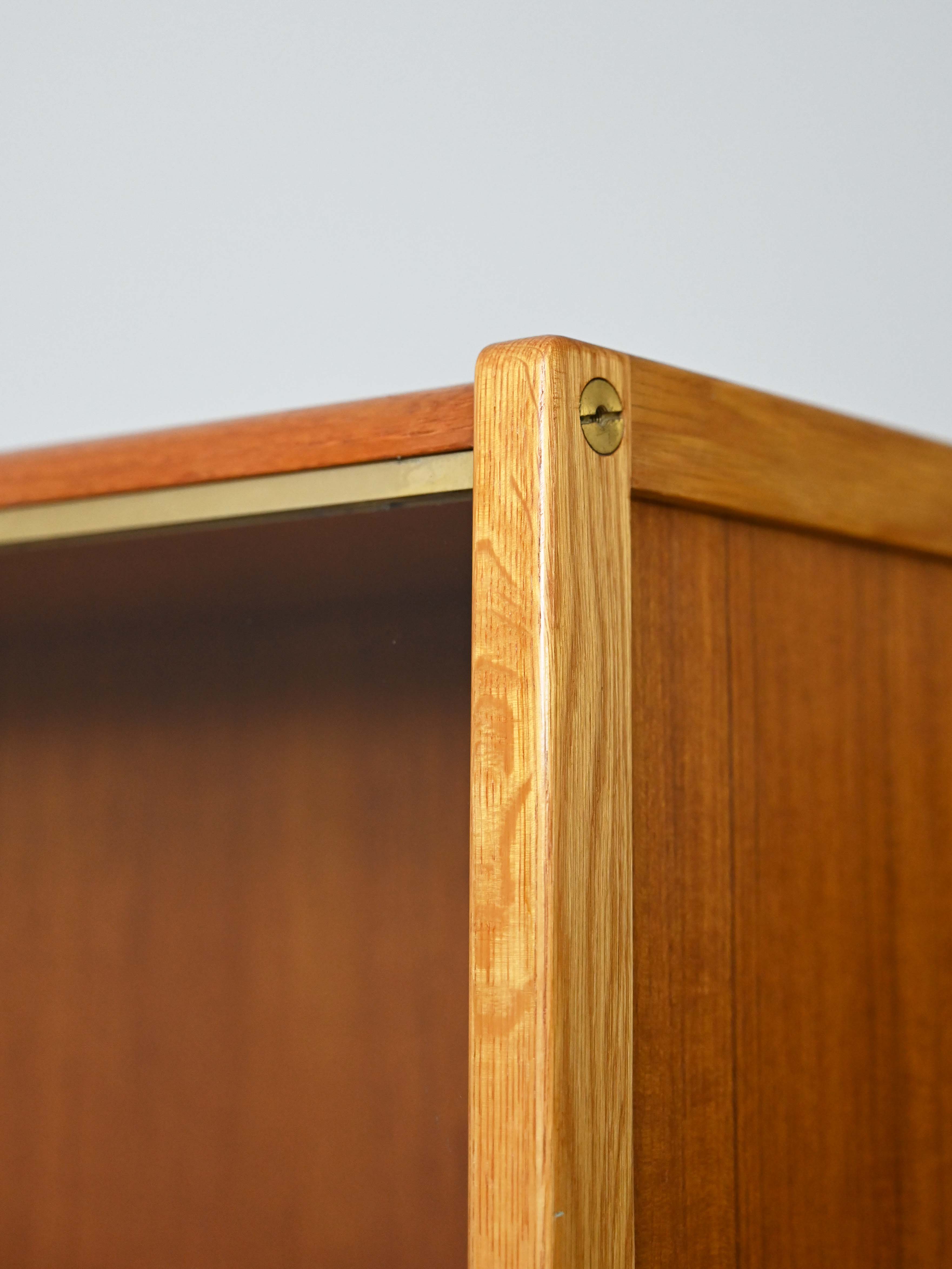 Sideboard-library cabinet with sliding doors